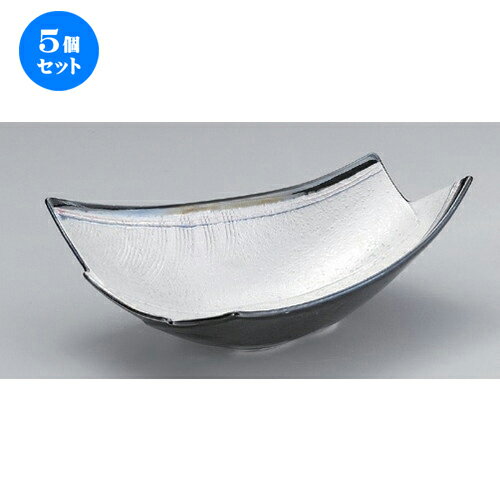 5個セット☆ 変形皿 ☆ラスター二色一珍変形皿 [ 14 x 6cm 280g ] | 変形皿 お皿 和皿 人気 おすすめ 食器 業務用 飲食店 カフェ うつわ 器 おしゃれ ギフト プレゼント 引き出物 内祝い 結婚祝い 誕生日 贈り物 贈答品 食器セット