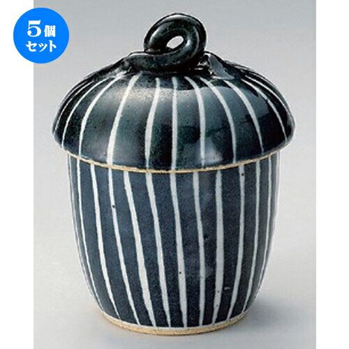 5個セット☆ 煮物碗 ☆青釉タテ筋蓋物 [ 7.9 x 12cm 570g ] | 煮物 料亭 旅館 割烹 碗 人気 おすすめ 食器 業務用 飲食店 カフェ うつわ 器 おしゃれ かわいい ギフト プレゼント 引き出物 誕生日 贈り物 贈答品 食器セット