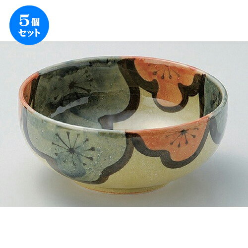 5個セット ☆ ボール ☆梅ツナギ6.0深ボール [ 19 x 8.5cm 763g ] | 中鉢 盛鉢 取り鉢 ボウル 中 おすすめ 人気 食器 業務用 飲食店 カフェ うつわ 器 おしゃれ かわいい お洒落 ギフト プレゼント 引き出物 内祝い 結婚祝い 誕生日 贈り物 贈答品 食器セット