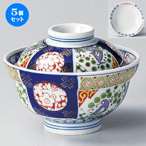 5個セット 丼 /錦松上蓋丼 [ 15.8 x 12cm 710g ] | 丼ぶり 丼 どんぶり 食器 業務用 飲食店 カフェ うつわ 器 おしゃれ かわいい お洒落 可愛い ギフト プレゼント 引き出物 内祝い 結婚祝い 誕生日 贈り物 贈答品 おすすめ 人気 食器セット