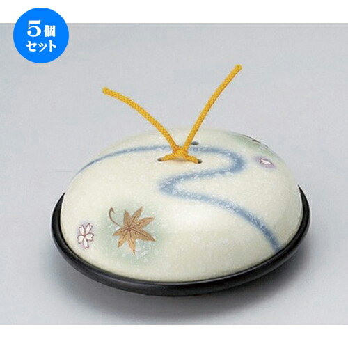 5個セット☆ 会席鍋 ☆流水春秋陶板鍋 (大) [ 18.5 x 7.5cm 810g ] | 人気 おすすめ 食器 洋食器 業務用 飲食店 カフェ うつわ 器 おしゃれ かわいい ギフト プレゼント 誕生日 食器セット