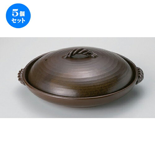 5個セット☆ 陶板 ☆灰釉8号蓋付陶板 [ 28.5 x φ25.8 x 10cm 1750g ] | 人気 おすすめ 食器 洋食器 業務用 飲食店 カフェ うつわ 器 おしゃれ かわいい ギフト プレゼント 誕生日 食器セット