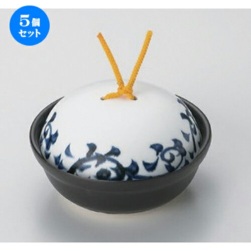 5個セット☆ 会席鍋 ☆染付タコ唐草会席鍋 (中) [ 15 x 8cm 500g ] | 人気 おすすめ 食器 洋食器 業務用 飲食店 カフェ うつわ 器 おしゃれ かわいい ギフト プレゼント 誕生日 食器セット