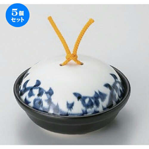 5個セット☆ 会席鍋 ☆染付タコ唐草会席鍋 (小) [ 14.2 x 7cm 420g ] | 人気 おすすめ 食器 洋食器 業務用 飲食店 カフェ うつわ 器 おしゃれ かわいい ギフト プレゼント 誕生日 食器セット