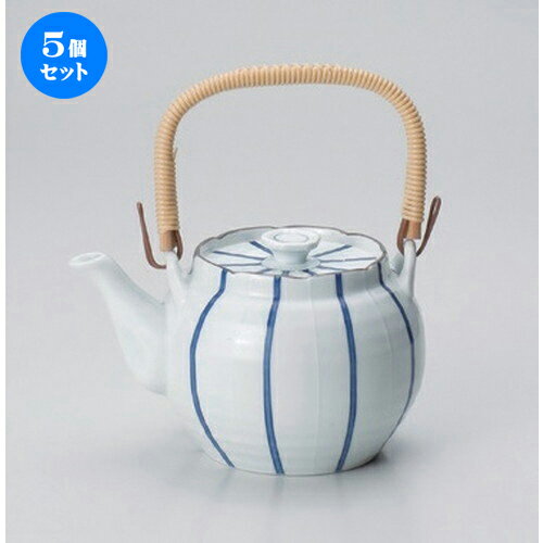 5個セット 有田焼土瓶 /一珍十草6号土瓶 [ 1000cc 520g ] | ポット 急須 土瓶 お茶 大きい 一服 まったり 人気 おすすめ 食器 業務用 飲食店 カフェ うつわ 器 おしゃれ かわいい ギフト プレゼント 引き出物 誕生日 贈り物 贈答品 食器セット