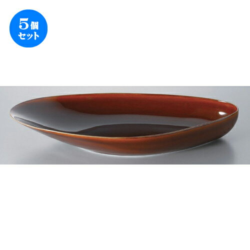 楽天せともの本舗5個セット☆ ボーダーレススタイル ☆ムールベッ甲36 [ 36.5 x 18 x 5.2cm 732g ] | 楕円 皿 形プラター 丸 パスタ 人気 おすすめ 食器 洋食器 業務用 飲食店 カフェ うつわ 器 おしゃれ かわいい ギフト プレゼント 引き出物 誕生日 贈り物 贈答品 食器セット