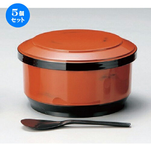 5個セット いずみ飯器根来 2人用平付 [ 18 x 10cm・内寸15.5 x 8.4cm 287g ] | 飯器 お茶碗 おすすめ 人気 食器 業務用 飲食店 カフェ うつわ 器 おしゃれ かわいい お洒落 ギフト プレゼント 引き出物 内祝い 結婚祝い 誕生日 贈り物 贈答品