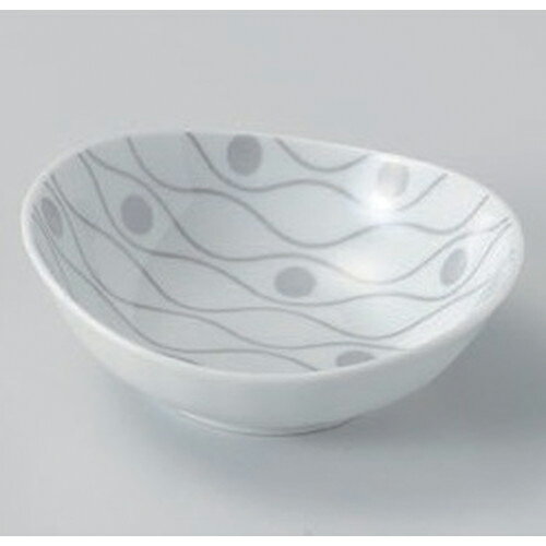 タテワク楕円小付(G) [ 11 x 10 x 5.5cm 90g ] | 和食器 鉢 小鉢 ボウル 料亭 ホテル 食器 業務用 飲食店 カフェ うつわ 器 おしゃれ かわいい ギフト プレゼント 内祝い 誕生日 贈り物 贈答品 おすすめ