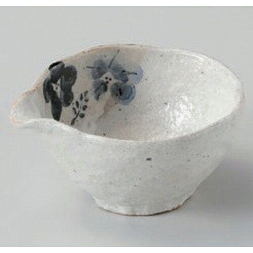 藍花片口小鉢 [ 10.5 x 9.5 x 4.7cm 130g ] | 和食器 鉢 小鉢 ボウル 料亭 ホテル 食器 業務用 飲食店 カフェ うつわ 器 おしゃれ かわいい ギフト プレゼント 内祝い 誕生日 贈り物 贈答品 おすすめ