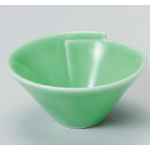 China - グリーン ハス小付 [ 8.2 x 4cm 75g ] | 和食器 鉢 小鉢 ボウル 料亭 ホテル 食器 業務用 飲食店 カフェ うつわ 器 おしゃれ かわいい ギフト プレゼント 内祝い 誕生日 贈り物 贈答品 おすすめ