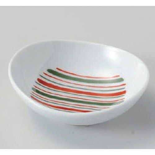 Oval Dishes - 錦十草楕円小付 [ 8 x 7.5 x 2cm (50cc) 60g ] | 和食器 鉢 小鉢 ボウル 料亭 ホテル 食器 業務用 飲食店 カフェ うつわ 器 おしゃれ かわいい ギフト プレゼント 内祝い 誕生日 贈り物 贈答品 おすすめ