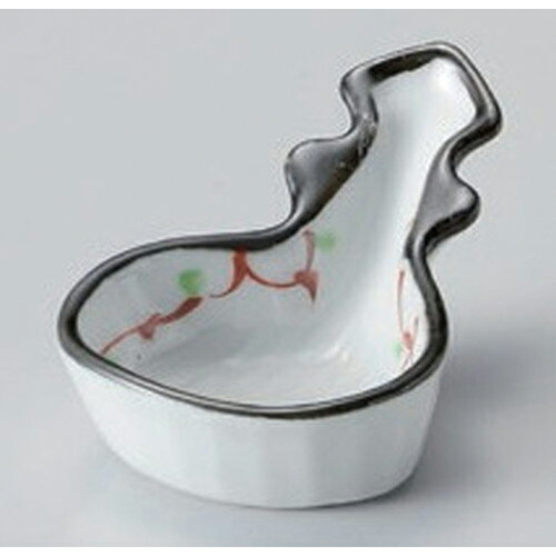 赤絵唐草びわ型珍味 [ 9 x 6.3 x 4.5cm 83g ] | 珍味 小付け 小鉢 小皿 お漬物 薬味入れ おすすめ 人気..