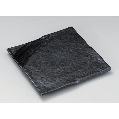 大和24正角皿 [ 24.5 x 2cm 1100g ] | 黒 ブラック 盛り皿 刺し身 角 角皿 スクエア 食器 業務用 飲食店 カフェ うつわ 器 おしゃれ かわいい ギフト プレゼント 引き出物 内祝い 結婚祝い 誕生日 贈り物 贈答品 おすすめ 人気