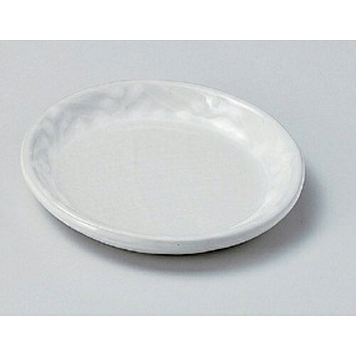 Metallic - ☆ 小皿 ☆雪格子3.5丸皿 [ 10.5 x 1.4cm 117g ] [ 料亭 旅館 和食器 飲食店 業務用 ]