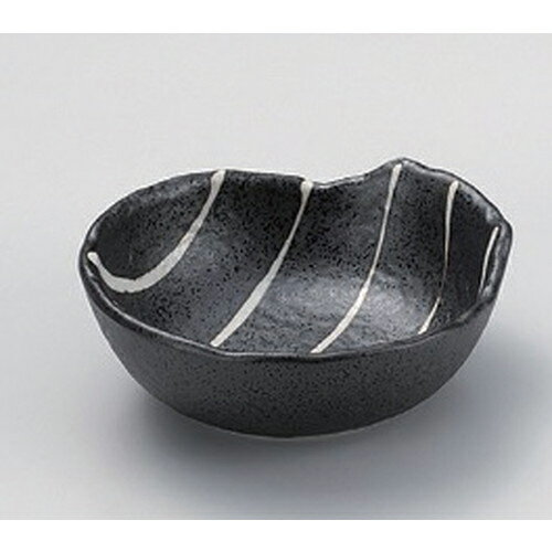 ストライプ黒呑水 [ 13 x 12.4 x 4.7cm 220g ] | 鍋 お鍋 呑水 とんすい 取り皿 鍋パ インスタ あったかい ほかほか 人気 おすすめ 食器 業務用 飲食店 カフェ うつわ 器 おしゃれ かわいい ギフト プレゼント 引き出物 誕生日 贈り物 贈答品