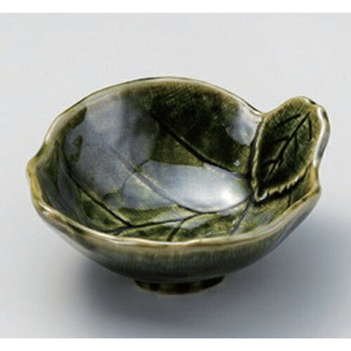 織部双葉呑水 [ 13 x 12 x 5.2cm 180g ] | 鍋 お鍋 呑水 とんすい 取り皿 鍋パ インスタ あったかい ほ..