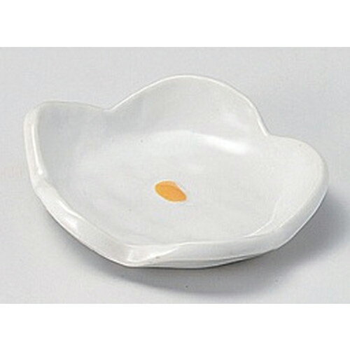 ☆ 小皿 ☆白梅小皿 [ 7.8 x 7.2 x 1.7cm 52g ] [ 料亭 旅館 和食器 飲食店 業務用 ]