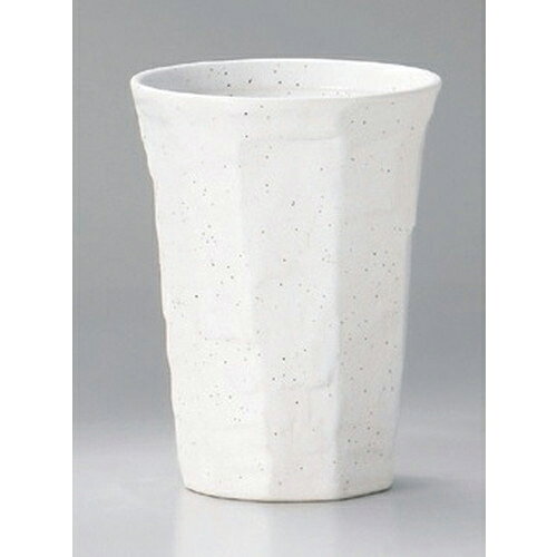 Shochu Glass - 江戸彫焼酎カップ青吹 [ 9.3 x 12.5cm (400cc) 315g ] | 白 ホワイト 焼酎 ロックカップ コップ 焼酎カップ バー bar 晩酌 人気 おすすめ 食器 業務用 飲食店 カフェ うつわ 器 おしゃれ かわいい ギフト プレゼント 引き出物 誕生日 贈り物 贈答品