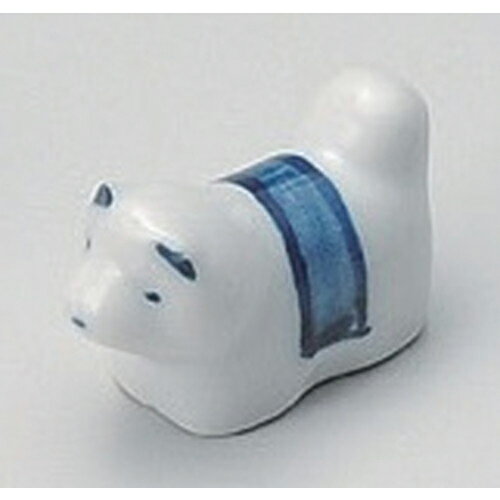 ゴスダミ子犬箸置 [ 4.2 x 1.8 x 2.6cm 26g ] | 白 ホワイト 青 ブルー 箸置き 箸置 はしおき 箸 カトラリー 食器 業務用 飲食店 カフェ うつわ 器 おしゃれ かわいい お洒落 ギフト プレゼント 引き出物 内祝い 結婚祝い 誕生日 贈り物 贈答品