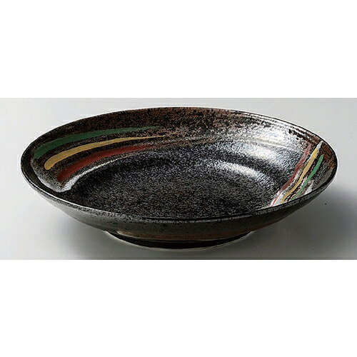 5個セット☆ 麺皿 ☆荒刷毛三彩7.5麺皿 [ 22.9 x 5cm 559g ] | パスタ パスタ皿 カレー皿 パスタボウル 食器 業務用 飲食店 カフェ うつわ 器 おしゃれ かわいい お洒落 可愛い ギフト プレゼント 引き出物 内祝い 結婚祝い 誕生日 贈り物 贈答品