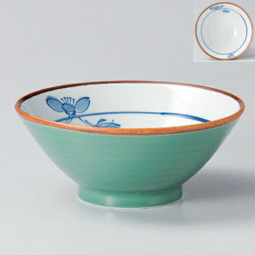 ヒスイ梅便り5.8丼 [ 17.5 x 7cm 484g ] | 反丼 どんぶり 丼 ラーメン うどん そば 鉢 はち 盛り鉢 食..