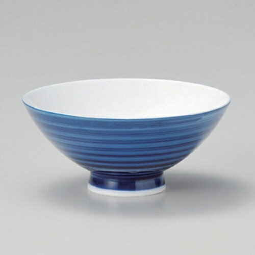 Rice Bowls - 呉須巻大平 [ 12.7 x 6cm 189g ] | ちゃわん お茶碗 飯碗 ご飯茶碗 白米 人気 おすすめ 食器 業務用 飲食店 カフェ うつわ 器 おしゃれ かわいい ギフト プレゼント 引き出物 誕生日 贈り物 贈答品