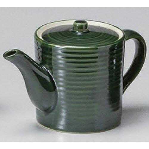 ☆ 汁次 ☆織部汁次 (中) [ 10.7 x 12.3cm (570cc) 450g ] | 深緑 モスグリーン おすすめ 人気 食器 業務用 飲食店 カフェ うつわ 器 おしゃれ かわいい お洒落[ 料亭 旅館 和食器 飲食店 業務用 鍋パーティー 冬 あったか 宴会 ]