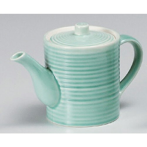 ☆ 汁次 ☆松峰青地汁次 (大) [ 11.3 x 14.3cm (830cc) 570g ] | 緑 グリーン おすすめ 人気 食器 業務用 飲食店 カフェ うつわ 器 おしゃれ かわいい お洒落 [ 料亭 旅館 和食器 飲食店 業務用 鍋パーティー 冬 あったか 宴会 ]