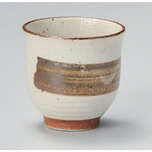 樂天商城 - 茶刷毛目湯呑 [ 7.5 x 7.5cm (160cc) 125g ] | ゆのみ 湯呑 湯飲み 一服 お茶 人気 おすすめ 食器 業務用 飲食店 カフェ うつわ 器 おしゃれ かわいい ギフト プレゼント 引き出物 誕生日 贈り物 贈答品