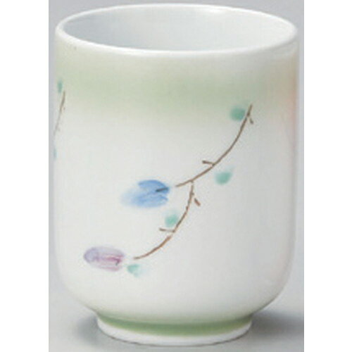 Tea-Utensils - 一珍花日和湯呑(大) [ 6.2 x 8.5cm (180cc) 160g ] | ゆのみ 湯呑 湯飲み 一服 お茶 人気 おすすめ 食器 業務用 飲食店 カフェ うつわ 器 おしゃれ かわいい ギフト プレゼント 引き出物 誕生日 贈り物 贈答品