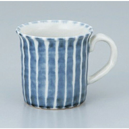 ☆ マグカップ ☆呉須十草マグ [ 13 x 9 x 8.7cm (310cc) 242g ] | マグ マグカップ コーヒー 紅茶 ティー 人気 おすすめ 食器 洋食器 業務用 飲食店 カフェ うつわ 器 おしゃれ かわいい ギフト プレゼント 引き出物 誕生日 贈り物 贈答品