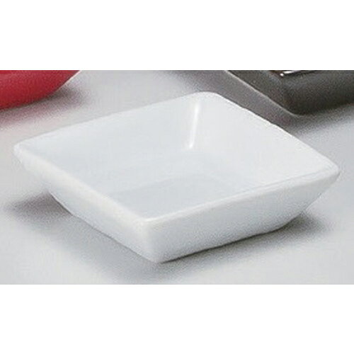 Square Plates - ウ゛ェリアス角型ミニプレート/WH [ 5.8 x 5.8 x 1.5cm 67g ] | 小鉢 小皿 ボウル スモール ボール プレート 人気 おすすめ 食器 洋食器 業務用 飲食店 カフェ うつわ 器 おしゃれ かわいい ギフト プレゼント 引き出物 誕生日 贈り物 贈答品