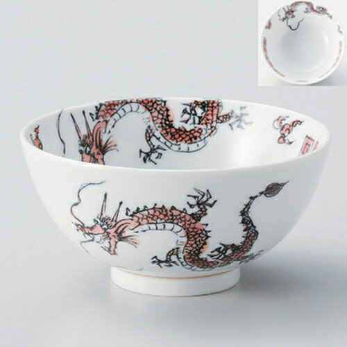 おどり竜赤台湾丼 [ 16 x 7.9cm 497g ] | 白 ホワイト 茶色 ブラウン おすすめ 人気 食器 業務用 飲食店 カフェ うつわ 器 おしゃれ かわいい お洒落 可愛い ギフト プレゼント 引き出物 内祝い 結婚祝い 誕生日 贈り物 贈答品のサムネイル