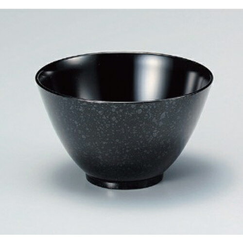 4.6寸ラックボール 黒油滴 [ 14 x 8.5cm (680cc) 97g ] | 汁椀 お椀 スープ 日本食 パーティ おすすめ ..
