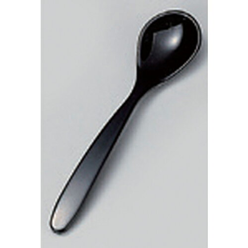 新スプーン黒塗 [ 13.1 x 2.7cm 6g ] | カトラリ 卓上製品 スプーン フォーク 箸 人気 おすすめ 食器 業務用 飲食店 カフェ うつわ 器 おしゃれ かわいい ギフト プレゼント 引き出物 誕生日 贈り物 贈答品
