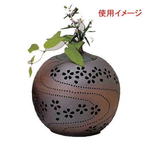 10個セット☆ 照明具 ☆灯リ花入丸ノ桜 (小) [ 18 x 19cm 1600g ] [ 料亭 旅館 インテリア 飲食店 業務用 ]