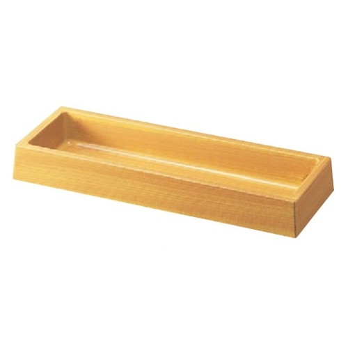 寿司 殿上盛器白木塗 [41.5 x 14.5 x 7cm 