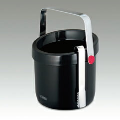 ポット 二重アイスペール1.3 ブラック [17 x 16 x 15.5cm ・1.3リットル] PP (7-967-21) 【料亭 旅館 和食器 飲食店 業務用】