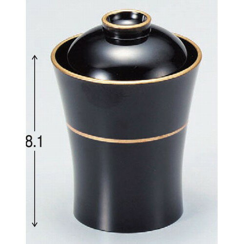 お椀 竹泉箸洗椀黒帯金 洗浄機可 [7φ x 9.7cm] 熱硬化特殊樹脂 食洗機可 (7-167-1) | 漆器 小吹椀 汁椀 お椀 煮物碗 吸物椀 スープ soupcup プレゼント ギフト 結婚祝い 引き出物 内祝い 開店祝い 退職祝い 贈答品 贈り物 人気 通販 おしゃれ かわいい 業務用 飲食店