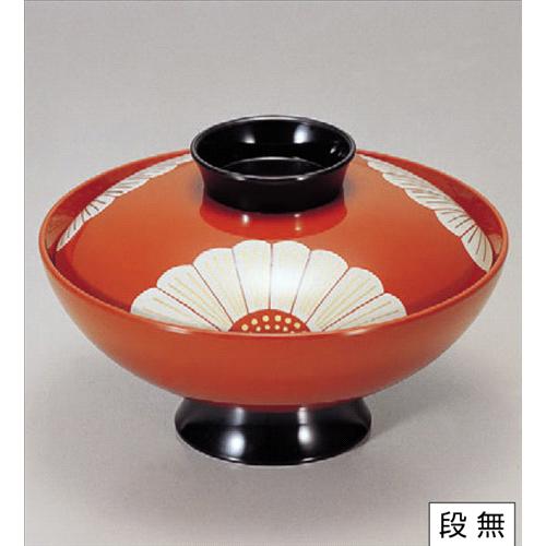 お椀 4.5寸小槌吸椀三ツ菊内朱 [12.9φ x 8.7cm] ABS樹脂 (7-235-11) | 小吹椀 汁椀 お椀 煮物碗 吸物椀 スープ soupcup プレゼント ギフト 結婚祝い 引き出物 内祝い 開店祝い 退職祝い 贈答品 贈り物 人気 通販 おしゃれ かわいい 業務用 飲食店