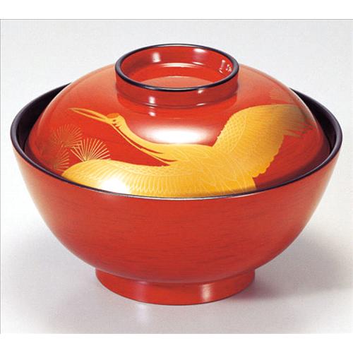 お椀 4.5寸煮物椀後藤塗鶴松 [13.3φ x 9cm] 熱硬化性樹脂(メラミンまたはユリア樹脂) (7-267-5) | 小吹椀 汁椀 お椀 煮物碗 吸物椀 スープ soupcup プレゼント ギフト 結婚祝い 引き出物 内祝い 開店祝い 退職祝い 贈答品 贈り物 おしゃれ かわいい 業務用 飲食店