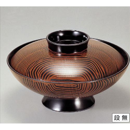 お椀 6寸小槌煮物椀木目 [18.5φ x 10.5cm] 熱硬化性樹脂(メラミンまたはユリア樹脂) (7-276-11) | 小吹..