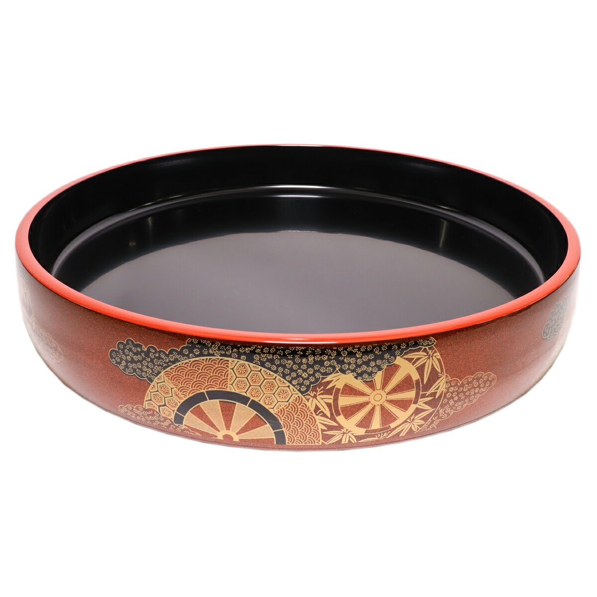 寿司 D.Xタイコ型すし桶金梨地御所車9寸 [27.3φ x 6.7cm] ABS樹脂 (7-457-1) | すし 寿司 sushi 寿司桶 出前 パーティ おすすめ 人気 食器 業務用 飲食店 カフェ うつわ 器 おしゃれ かわいい お洒落 ギフト プレゼント 引き出物 内祝い 結婚祝い 誕生日 贈り物 贈答品