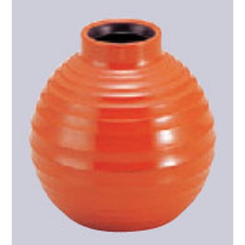 そば・うどん とっくりダシ入れ朱小 [7φ x 7.5cm] ABS樹脂 (7-533-15) | そば 蕎麦 めん 麺 おすすめ ..