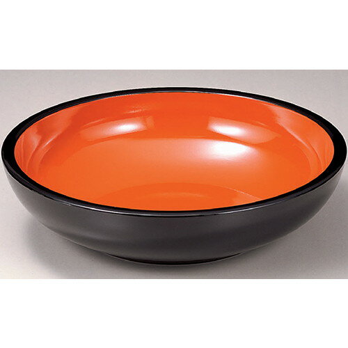 そば・うどん 尺7寸こね鉢黒内朱 [51φ x 11cm] 熱硬化性樹脂(メラミンまたはユリア樹脂) (7-543-9) | そば 蕎麦 めん 麺 おすすめ 人気 食器 業務用 飲食店 カフェ うつわ 器 おしゃれ かわいい お洒落 可愛い ギフト プレゼント 引き出物 内祝い 結婚祝い