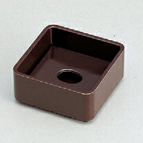 ホテルグッズ ティーパック入れマロン [7.9 x 7.9 x 3.6cm] 熱硬化性樹脂(メラミンまたはユリア樹脂) (7-902-7) 【料亭 旅館 和食器 飲食店 業務用】