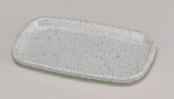 ホテルグッズ 小判トレー御影(大) [34.2 x 14 x 1.7cm] 熱硬化性樹脂(メラミンまたはユリア樹脂) (7-903-22) 【料亭 旅館 和食器 飲食店 業務用】