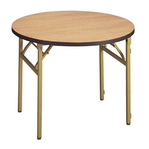 テーブル 白木テーブル丸(ソフトエッジ)150φ [150φ x 70cm] 木製品 (7-767-6) 【料亭 旅館 和食器 飲食店 業務用】