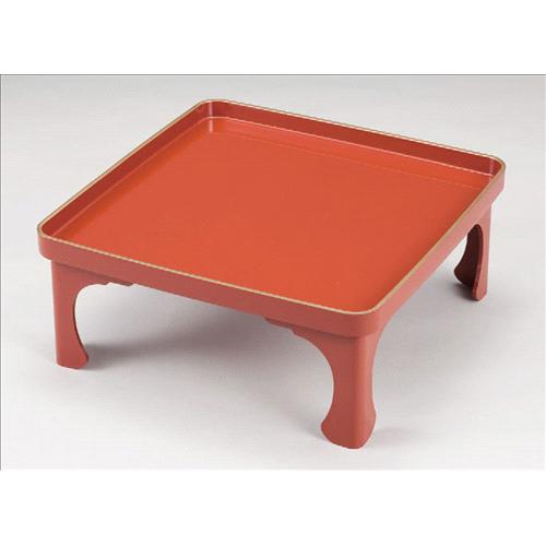 お椀 ニュー胴張角膳総朱天金 [36.3 x 36.3 x 14.4cm] ABS樹脂 (7-314-16) | お盆 トレー トレイ おぼん 食器 業務用 配膳 プレゼント ギフト 結婚祝い 引き出物 内祝い 開店祝い 退職祝い せともの 瀬戸物 贈答品 贈り物 人気 通販