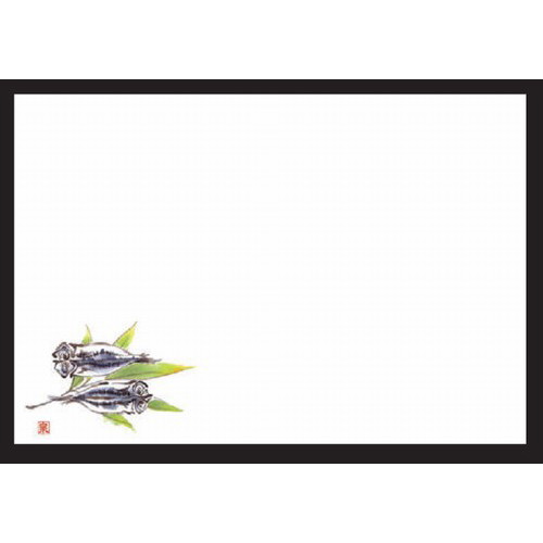 和紙マット 尺3寸長手和紙敷マット(100枚単位)干物(オールシーズン) [38 x 26cm] 上質紙 (7-152-6) 【..